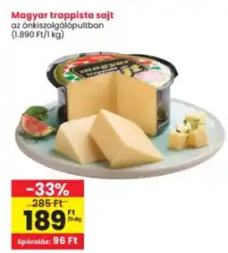 Interspar Magyar trappista sajt ajánlat