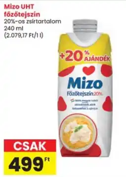 Interspar Mizo főzőtejszín ajánlat