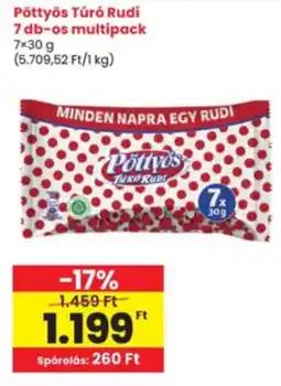 Interspar Pöttvös túró rudi ajánlat