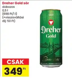 Spar Dreher Gold sör ajánlat
