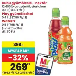 Spar Play gyümölcsital ajánlat