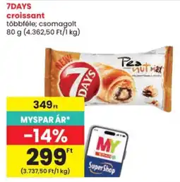 Spar 7days croissant ajánlat