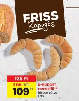 Spar S-Budget retro kifli ajánlat