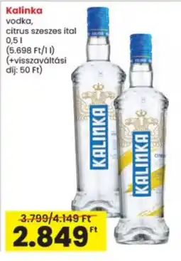 Interspar Kalinka vodka ajánlat