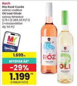 Interspar Koch róz rosé cuvée ajánlat
