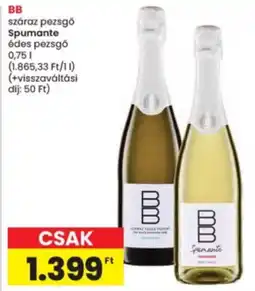 Interspar BB száraz pezsgő ajánlat