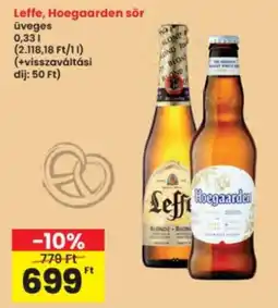 Interspar Leffe Hoegaarden sör ajánlat