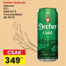 Interspar Dreher Gold sör ajánlat