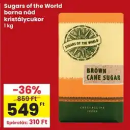 Interspar Sugars of the World barna nád kristálycukor ajánlat