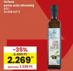 Interspar Orfeas extra szüz olivaolaj ajánlat