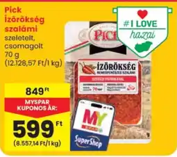 Spar Pick ízörökség szalámi ajánlat