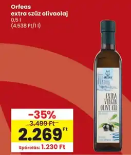 Spar Orfeas extra szúz olívaolaj ajánlat