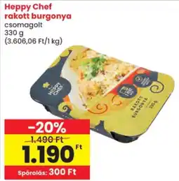 Spar Heppy Chef rakott burgonya ajánlat