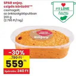 Spar spar enjoy csípős körözött ajánlat