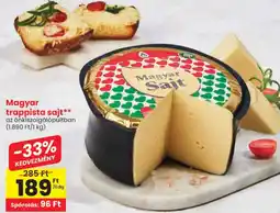 Spar Magyar sajt ajánlat