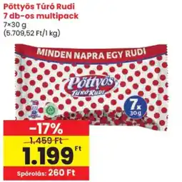Spar Pöttvös túró rudi ajánlat