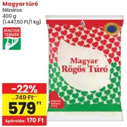 Spar Magyar rögös túró ajánlat