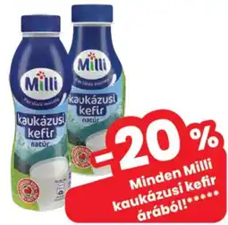 Spar Milli kaukázusi kefir ajánlat