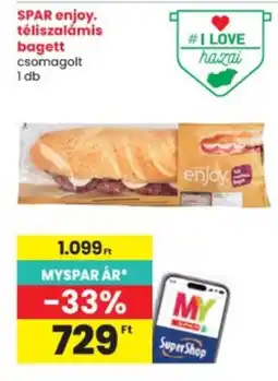 Interspar spar enjoy téliszalámis bagett ajánlat