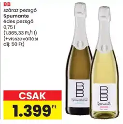 Spar bb száraz pezsgő spumante ajánlat