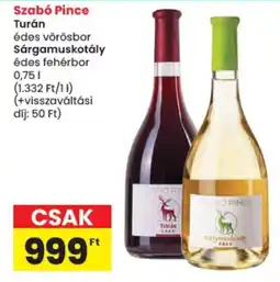 Spar Szabó Pince ajánlat