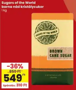 Spar Sugars of the World barna nád kristálycukor ajánlat
