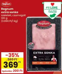 Spar Regnum extra sonka ajánlat