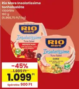 Spar Rio mare insalatissime tonhalsaláta ajánlat
