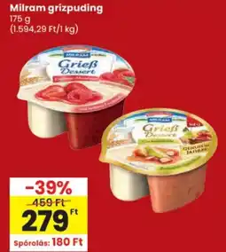 Spar Milram grízpuding ajánlat