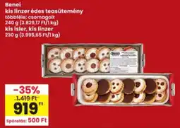 Interspar Benei kis linzer édes teasütemény ajánlat
