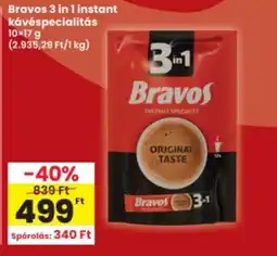 Interspar Bravos 3 in 1 instant kávé ajánlat