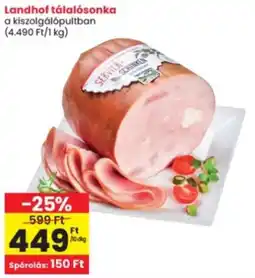 Interspar Landhof tálalósonka ajánlat