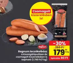 Interspar Regnum lecsókolbász ajánlat