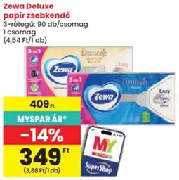 Spar Zewa papír zsebkendő ajánlat