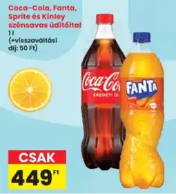 Interspar Coca-Cola, Fanta, Sprite és Kinley ajánlat