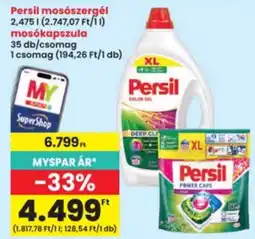 Interspar Persil mosószer ajánlat