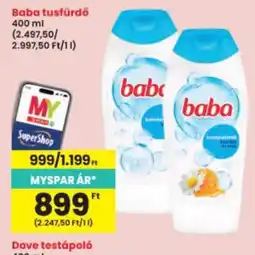 Interspar baba tusfürdő ajánlat