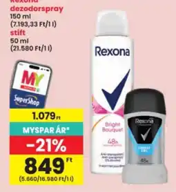 Interspar rexona dezodorspray ajánlat