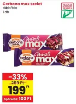Interspar Cerbona max szelet ajánlat