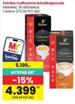 Interspar Tchibo Cafissimo kávékapszula ajánlat