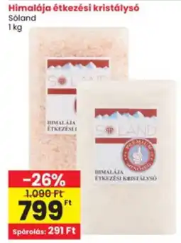 Interspar Sóland himalája étkezési kristály só ajánlat