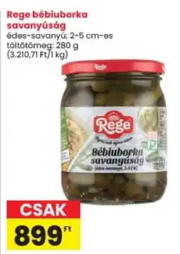 Interspar Rege bébiuborka savanyúság ajánlat