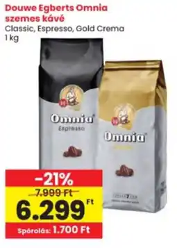 Interspar Douwe Egberts Omnia szemes kávé ajánlat