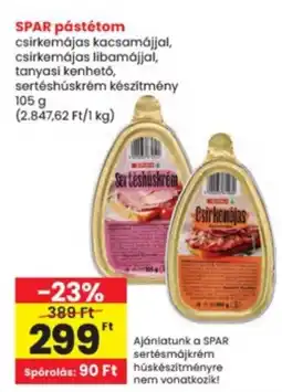 Interspar spar pastetom ajánlat