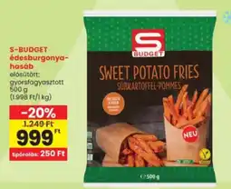 Interspar Budget édesburgonya-hasáb ajánlat