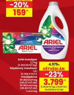 Interspar Ariel mosópor ajánlat