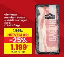 Interspar Gierlinger premium bacon ajánlat