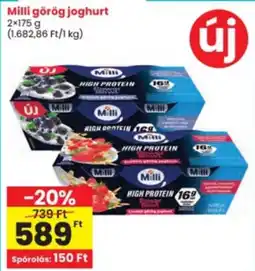 Interspar Milli görög joghurt ajánlat
