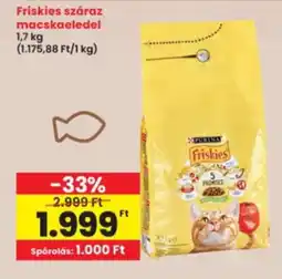 Interspar Friskies száraz macskaeledel ajánlat