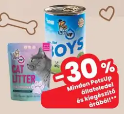 Interspar PetsUp állateledel és kiegészítő ajánlat